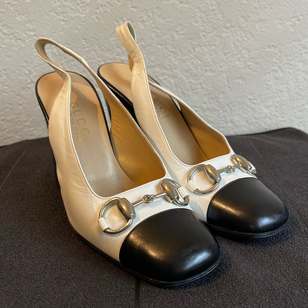 Gucci Women’s 61/2 Horsebit High Heeled Pump